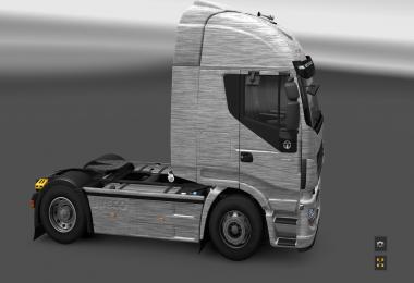 Iveco Hi Way Brushed Aluminum Skin