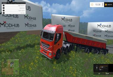 Iveco Stralis 560 8x4 + Trailer v1