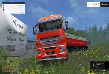 Iveco Stralis 560 8x4 + Trailer v1