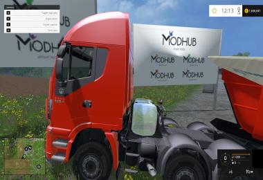 Iveco Stralis 560 8x4 + Trailer v1