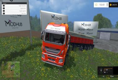 Iveco Stralis 560 8x4 + Trailer v1