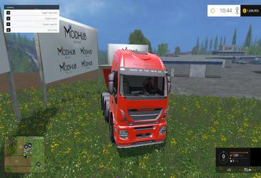 Iveco Stralis 560 8x4 + Trailer v1