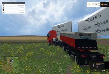 Iveco Stralis 560 8x4 + Trailer v1