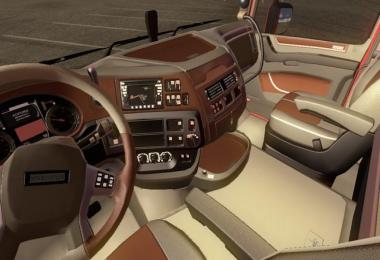 Leather Dark for DAF XF v1.15