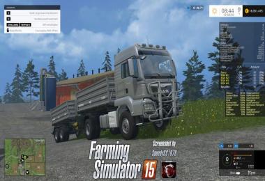 MAN TGS S dump truck with trailer v1.4