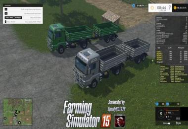 MAN TGS S dump truck with trailer v1.4