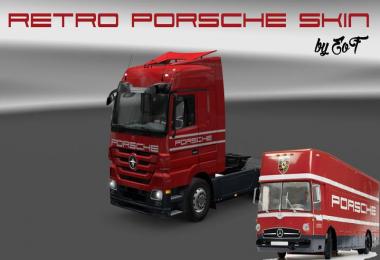 Porsche retro skin for actros v1.0