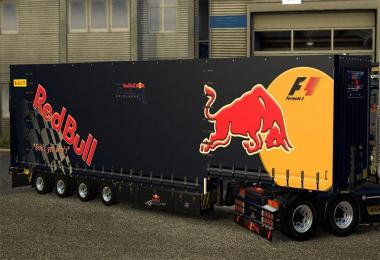 REDBULL jumbo krone trailer