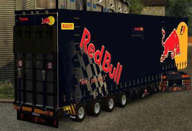 REDBULL jumbo krone trailer