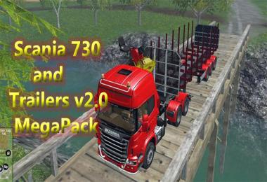 Scania 730 and Trailers v2.0