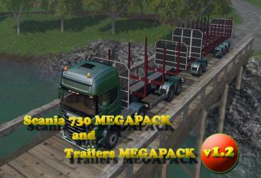 Scania 730 and Trailers v2.0