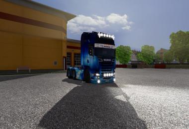 Scania R Blue Skin