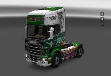 Scania R Graffiti Hip Hop skins 1.16.x