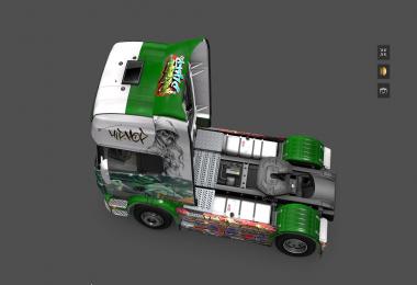 Scania R Graffiti Hip Hop skins 1.16.x