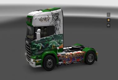 Scania R Graffiti Hip Hop skins 1.16.x