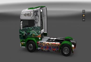 Scania R Graffiti Hip Hop skins 1.16.x