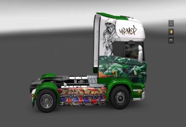 Scania R Graffiti Hip Hop skins 1.16.x