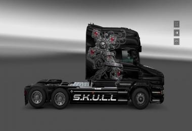 Scania T EXC Topline Skull v1.0