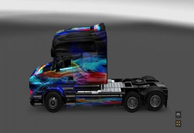 Scania T Skin Neon v1.0