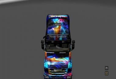 Scania T Skin Neon v1.0