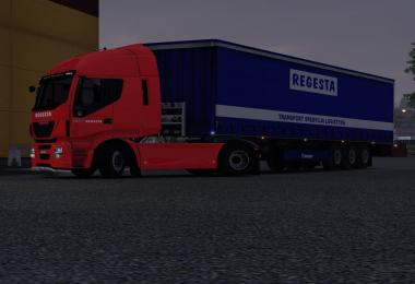 Skin pack Regesta for Iveco Hi-Way + Trailer