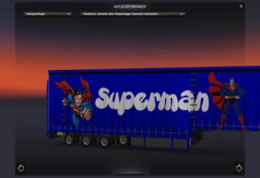 Superman Scania R Trailer v1.0