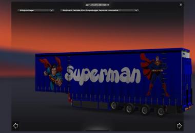 Superman Scania R Trailer v1.0