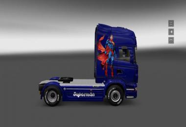 Superman Scania R Trailer v1.0