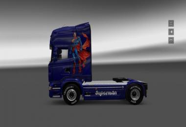 Superman Scania R Trailer v1.0