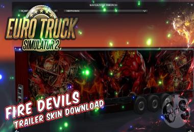 Volvo FH16 2013 – Fire Devils Skin + Trailer Standalone