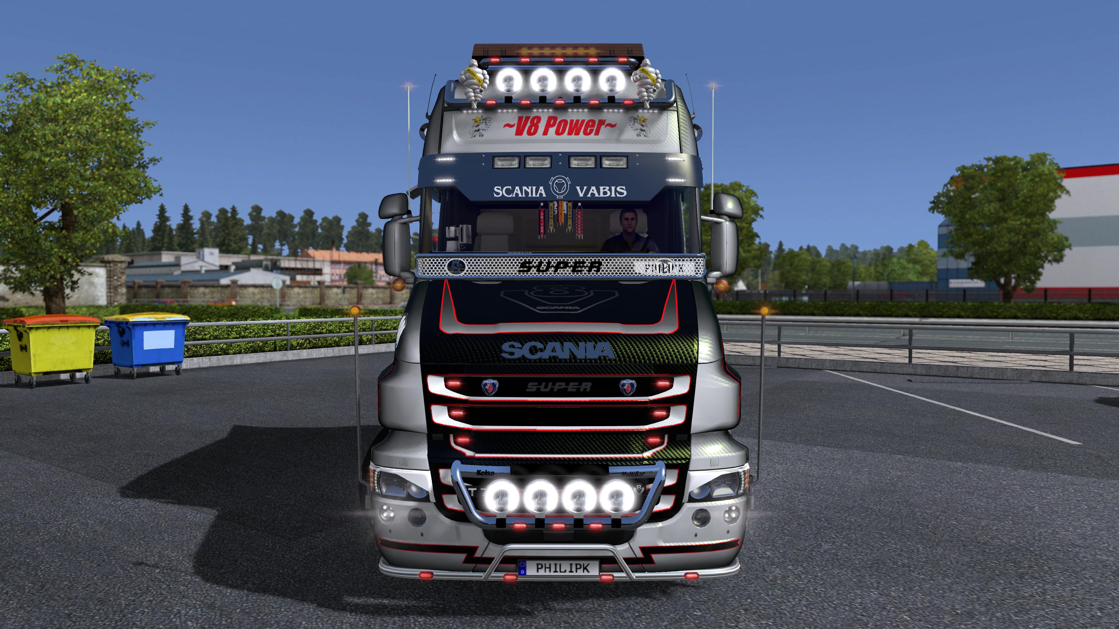 Scania T Longline Vabis V8 Metallic Skin V2 0 Modhub Us