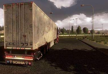 Bennekeben's Rusty Trailer Mod Tested on ETS2 version 1.16