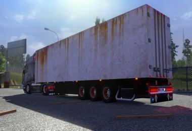 Bennekeben's Rusty Trailer Mod Tested on ETS2 version 1.16