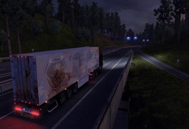 Bennekeben's Rusty Trailer Mod Tested on ETS2 version 1.16