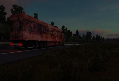 Bennekeben's Rusty Trailer Mod Tested on ETS2 version 1.16