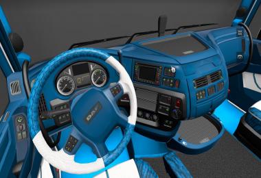 Daf Euro 6 Blue Dashboard & Interior