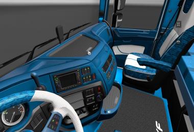 Daf Euro 6 Blue Dashboard & Interior