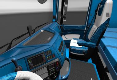 Daf Euro 6 Blue Dashboard & Interior