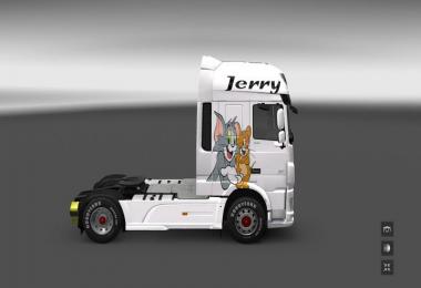 DAF Euro 6 Skin Tom & Jerry v1.0