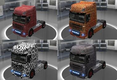 DAF XF Animal World Skin Pack