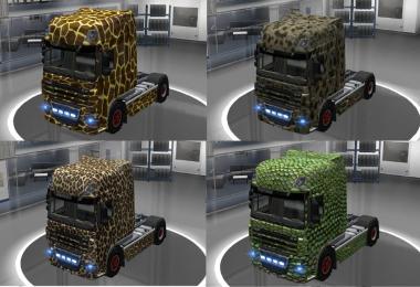 DAF XF Animal World Skin Pack