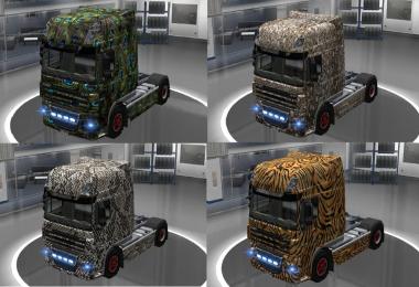 DAF XF Animal World Skin Pack