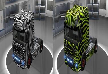 DAF XF Animal World Skin Pack