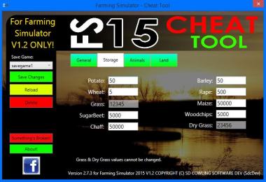 FS 2015 Cheat Tool for FS2015 V1.2