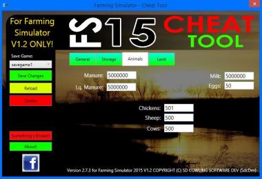 FS 2015 Cheat Tool for FS2015 V1.2