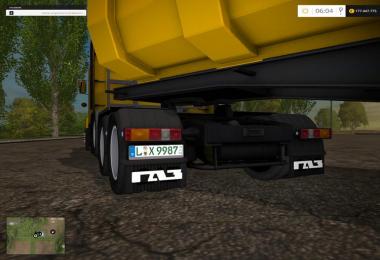 GAZ titanium with trailer v1.41 Deutsche Kennzeichen