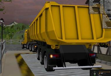 GAZ titanium with trailer v1.41 Deutsche Kennzeichen