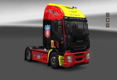 Iveco Hi Way Route 66 Skin + Interior