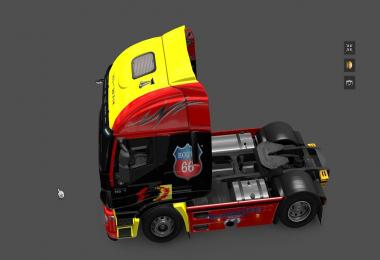 Iveco Hi Way Route 66 Skin + Interior