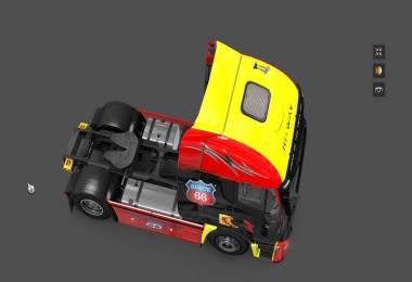 Iveco Hi Way Route 66 Skin + Interior